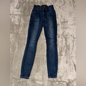 Lucky Brand Dark Blue Women's Jeggings Brooke Legging Jeans 00/24 29” inseam